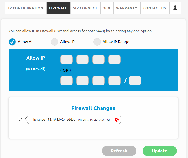 Nx32Appliance Quick Start Guide - Firewall