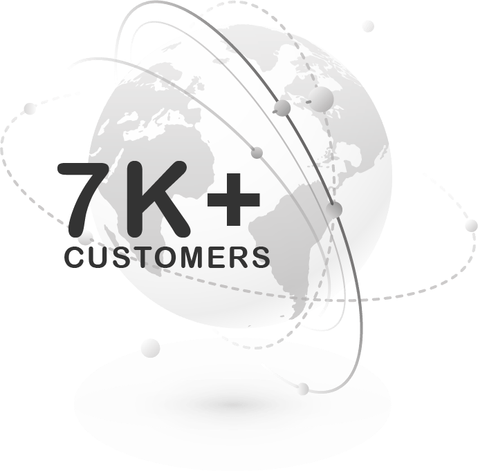 More than 7K global customers