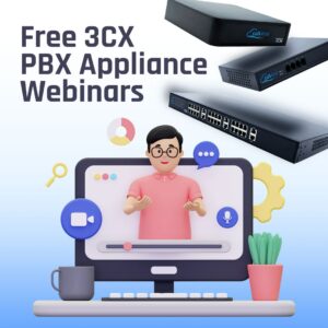 3CX PBX Appliance webinars - October 2023