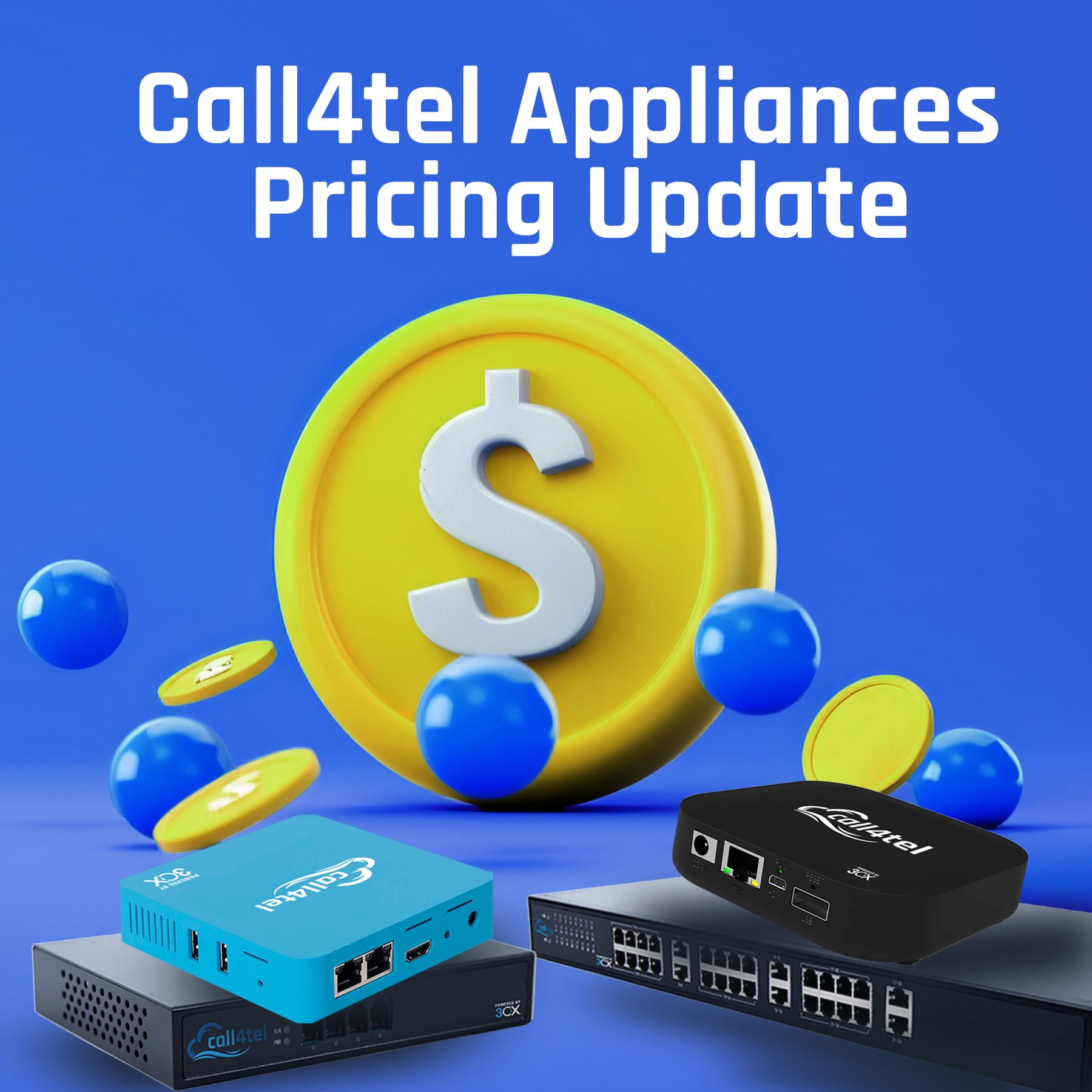 We've upgraded our appliances and adjusted our pricing